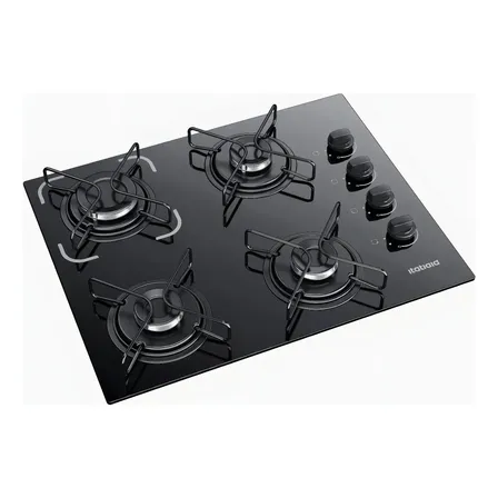 Cooktop Itatiaia Essencial 4 Bocas Cor Preto 127/220v