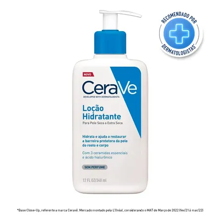 Loção Hidratante Para Pele Seca A Extra Seca 340ml Cerave Neutra