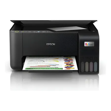 Impressora Multifuncional Cor Epson Ecotank L3250 Preto 127/220v