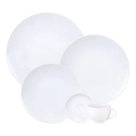 Aparelho De Jantar Flávia Em Porcelana 20 Peças Tramontina