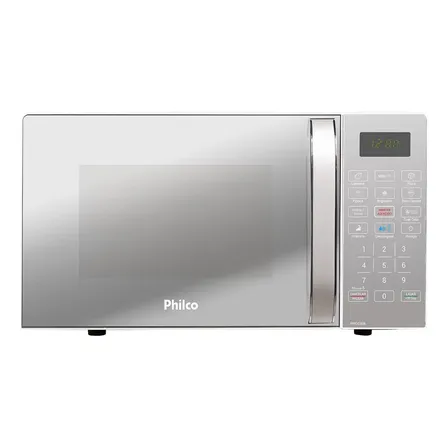 Micro-ondas Philco Pmo23eb Limpa Fácil 20l Potência De 1100w Cor Branco 127v