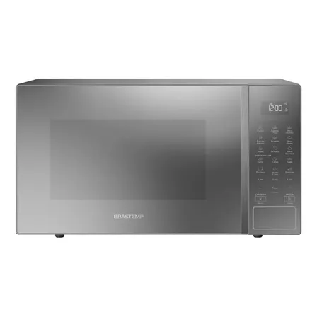Micro-ondas Brastemp Bms46ar 32 L Com Menu Gourmet Cinza 127v