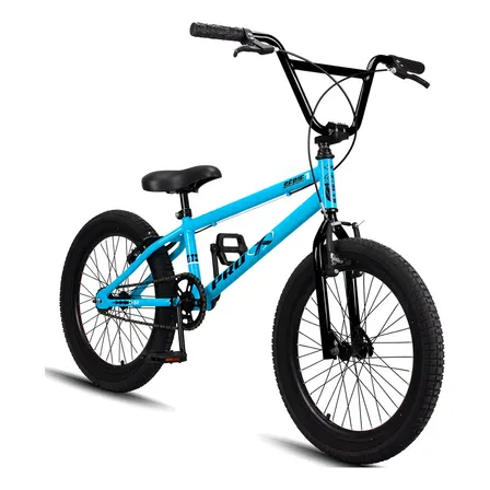 Bicicleta Bmx 20  Pro-x Série 1 Aço Carbono Freio V-brake Azul Azul/preto