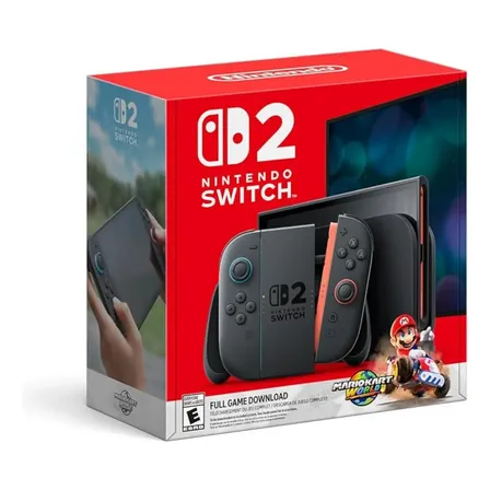 Console Nintendo Switch 2 + Mario Kart World Bundle Preto