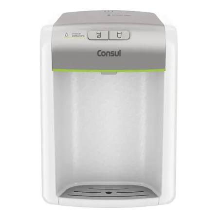 Purificador De Água Consul Branco Refrigerado Com Proteção Antibactérias Cpb34asvna 127/220v