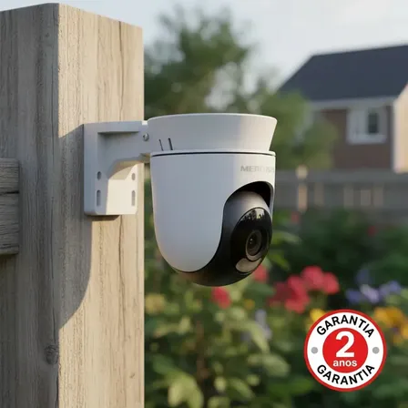 Mercusys Mc510 Câmera Segurança Wifi 2k 360° Externo Por Tp-link Branco