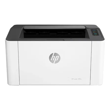 Impressora Monocromática Hp Laser 107w Cinza/branco 127v