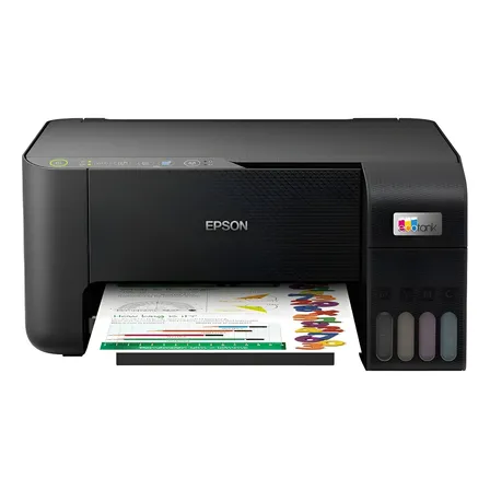 Impressora Multifuncional Wi-fi Epson Ecotank L3250 Mod C11cj67301 Preto 127v